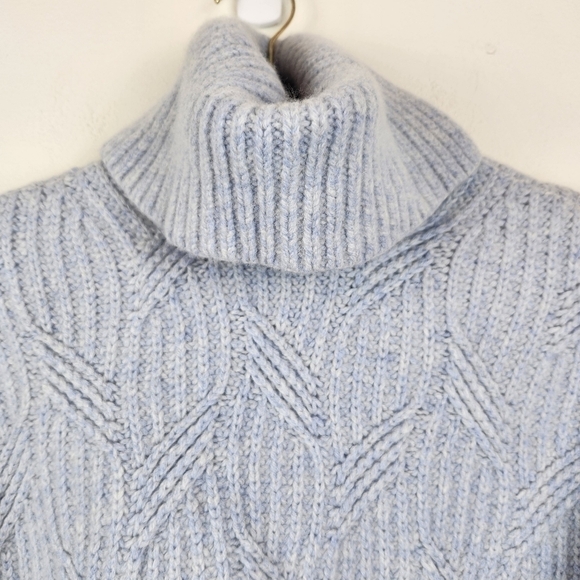 Samsoe Samsoe kei turtleneck Sweater in Gray dawn Size XS Wool Blend - Picture 9 of 13